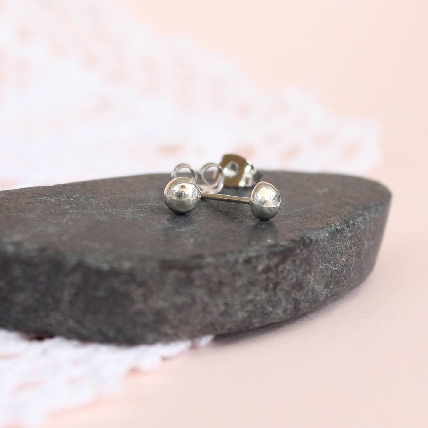 Silver Stud Earrings