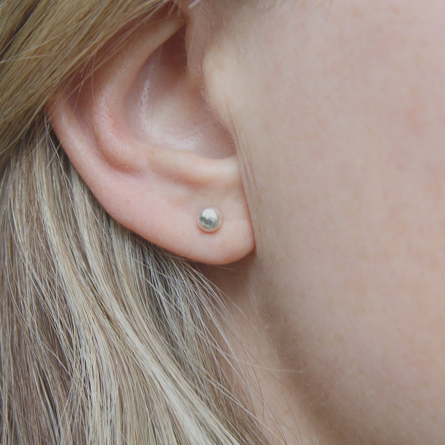 Silver Stud Earrings