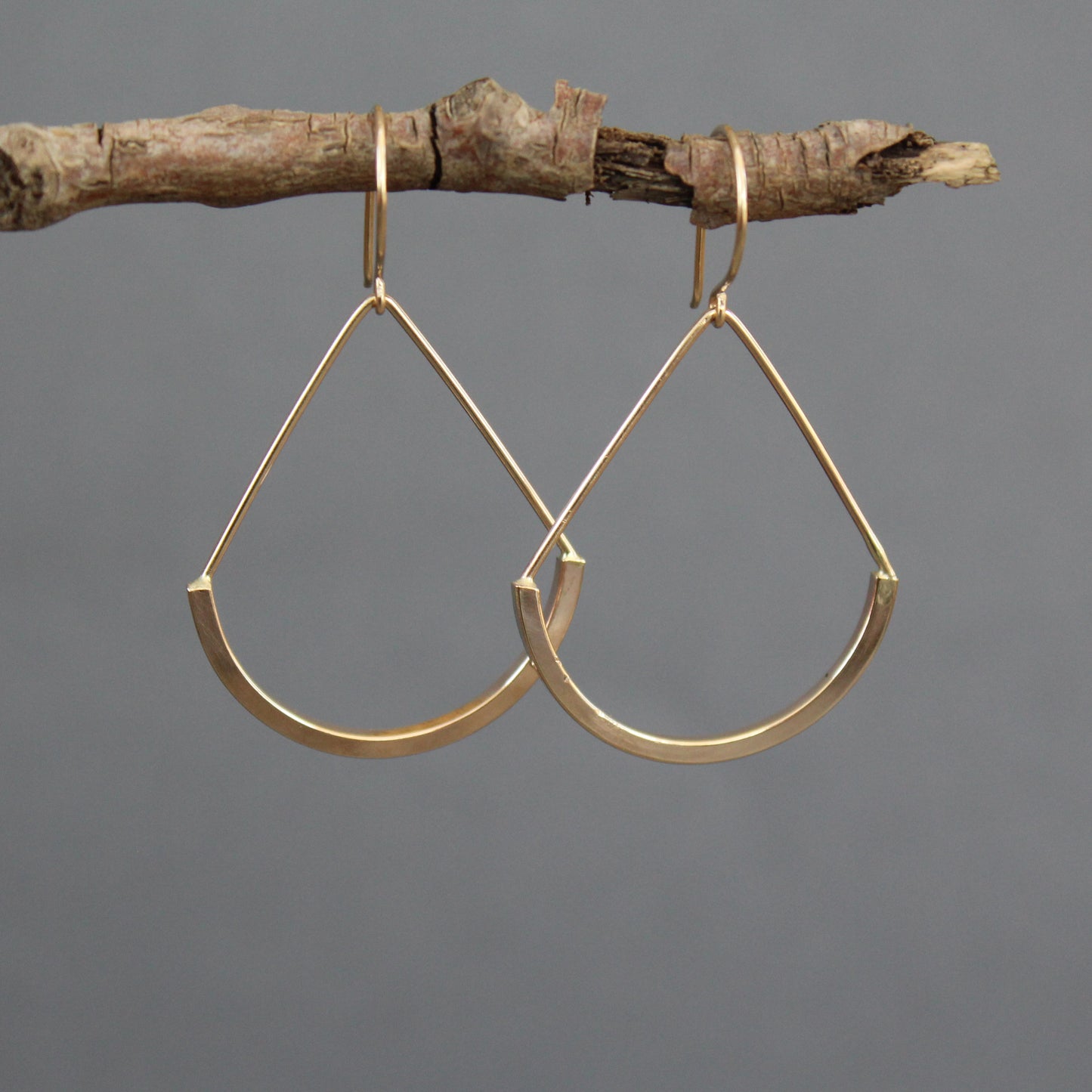 Bar Hoop Earrings