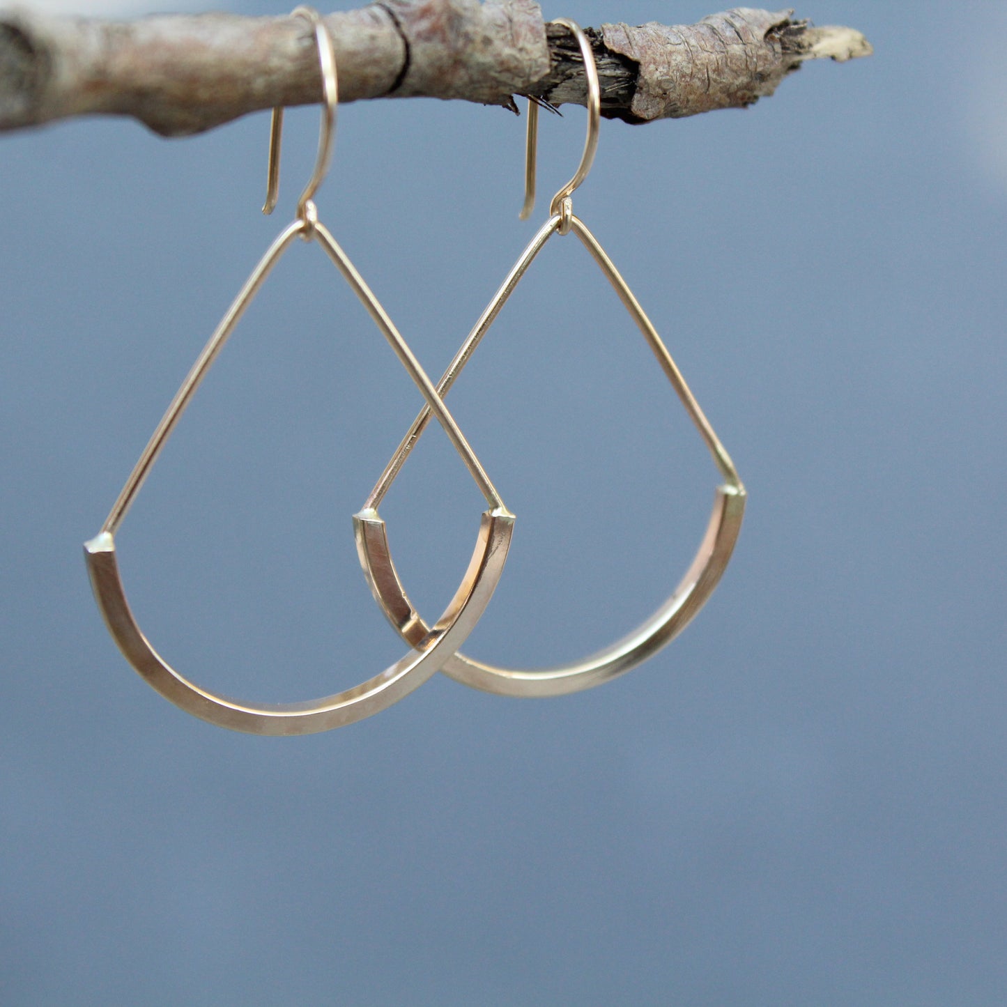 Bar Hoop Earrings