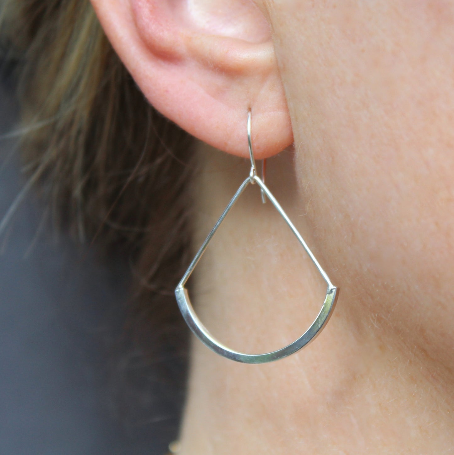 Bar Hoop Earrings