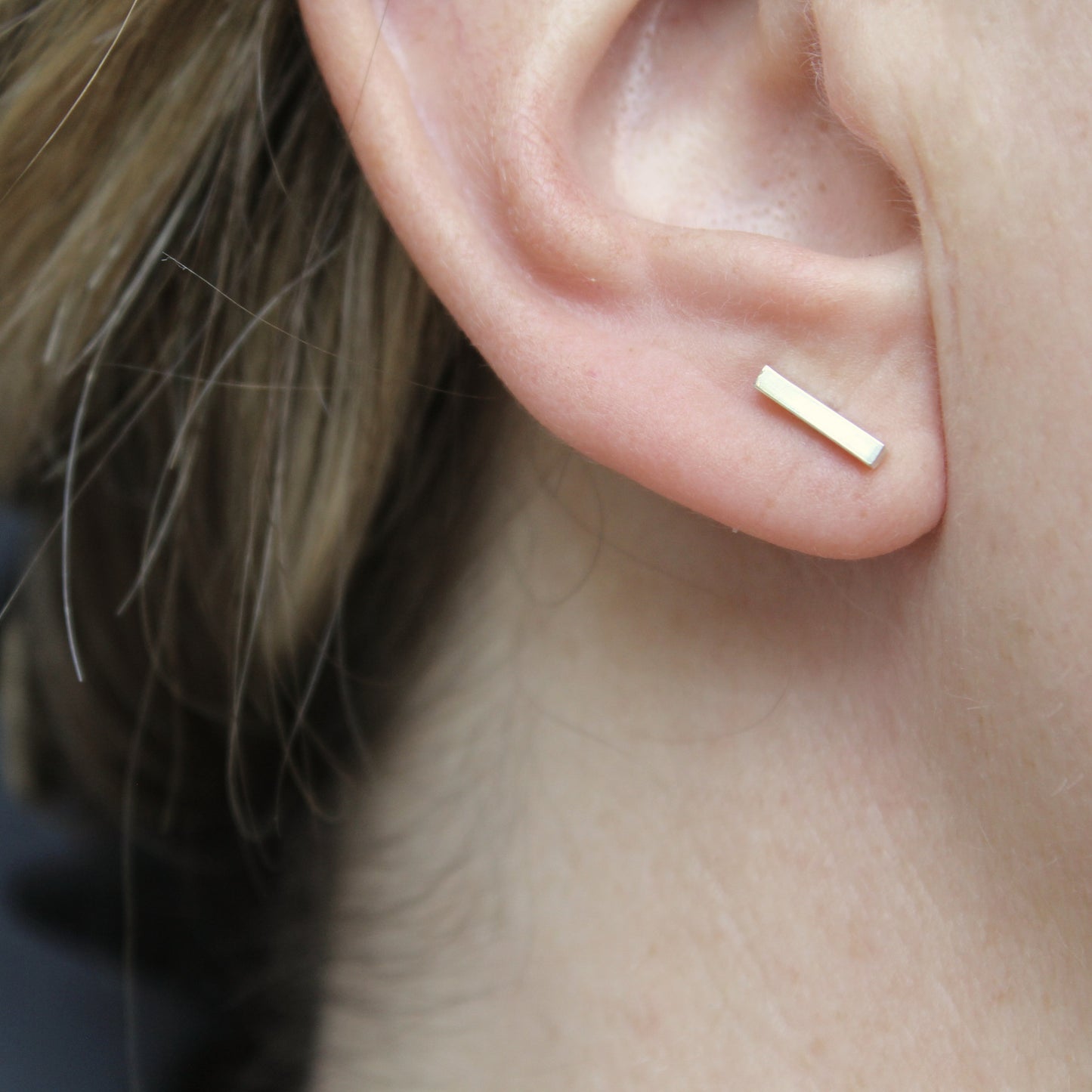 Bar Stud Earrings