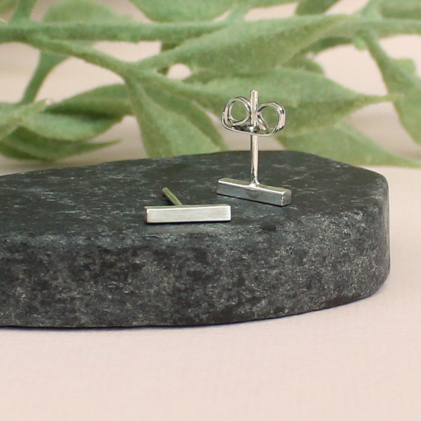 Bar Stud Earrings