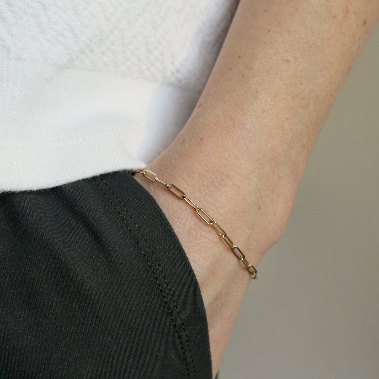 Flat Paperclip Chain