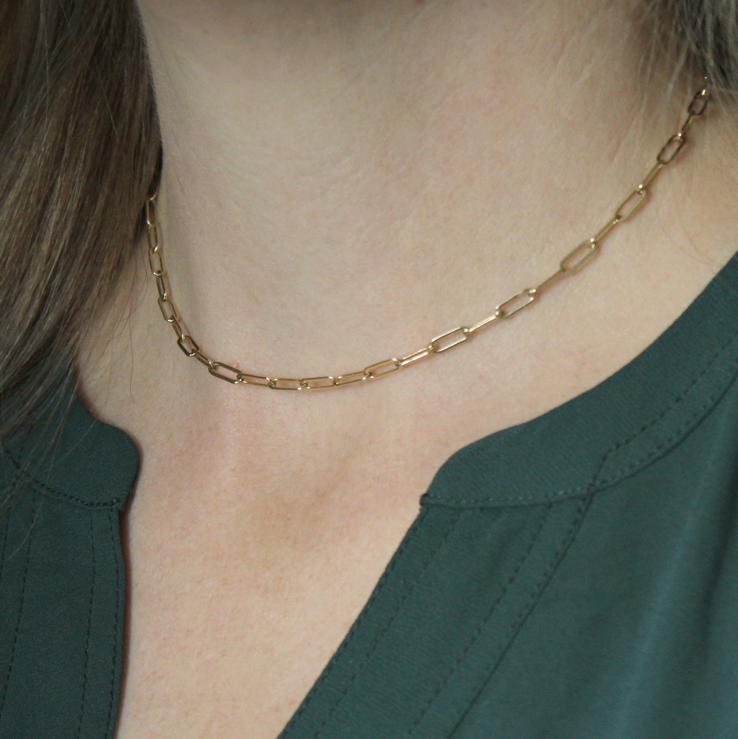 Flat Paperclip Chain