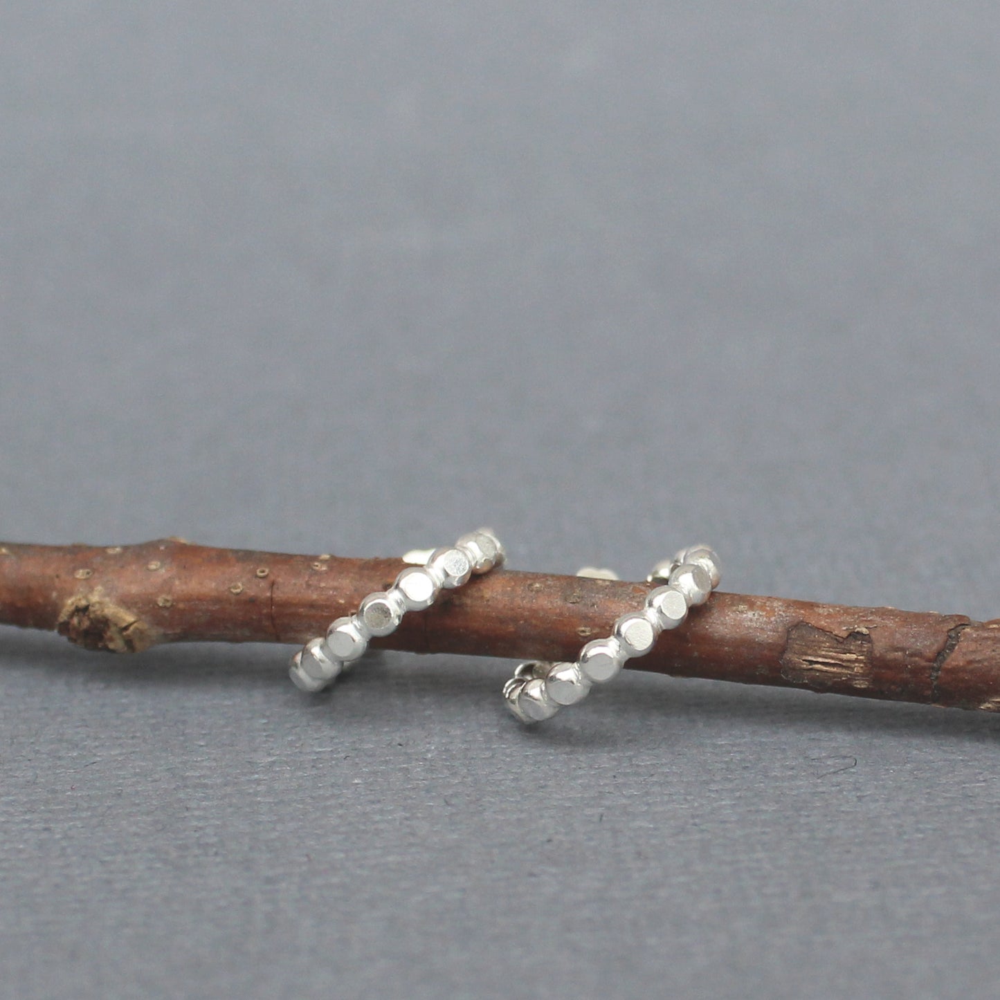 Beaded Hoop Earrings
