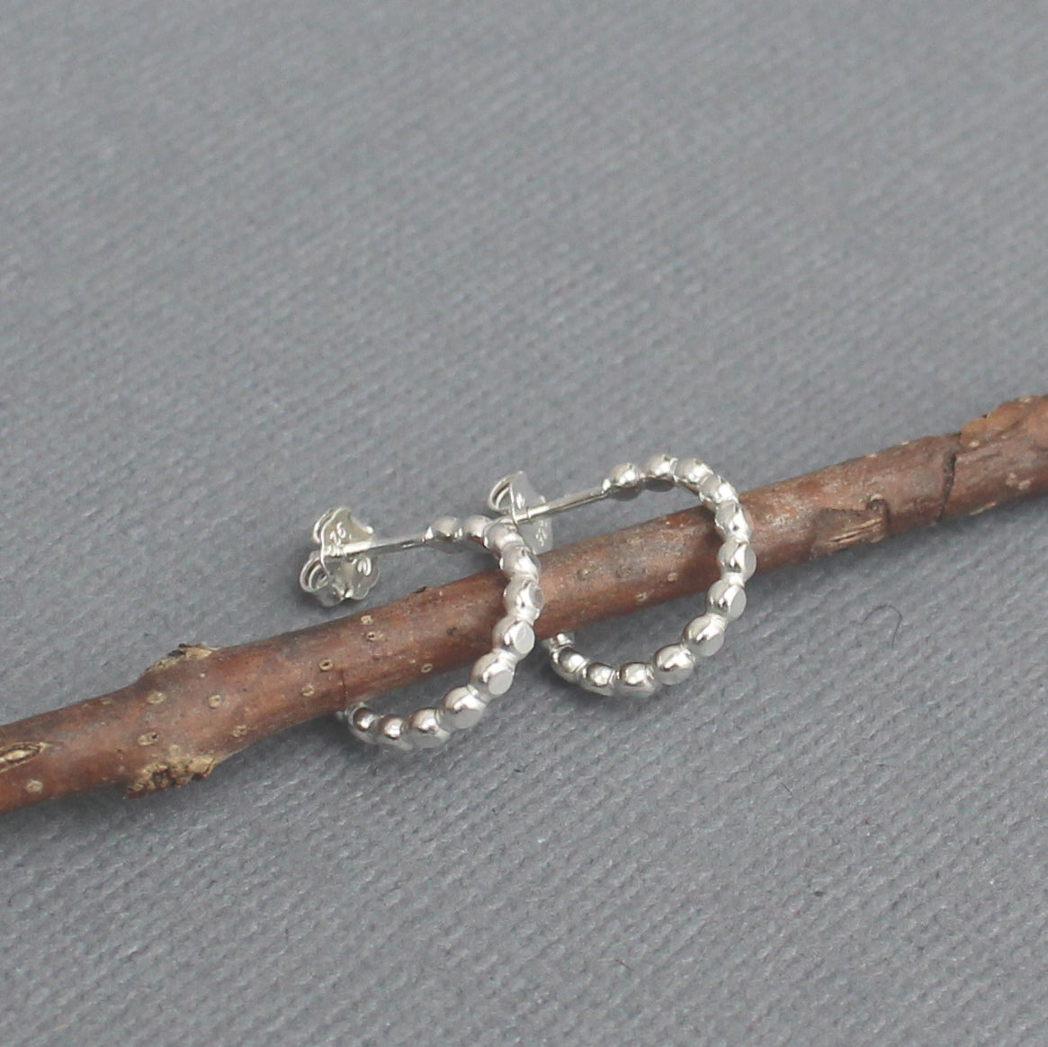 Beaded Hoop Earrings