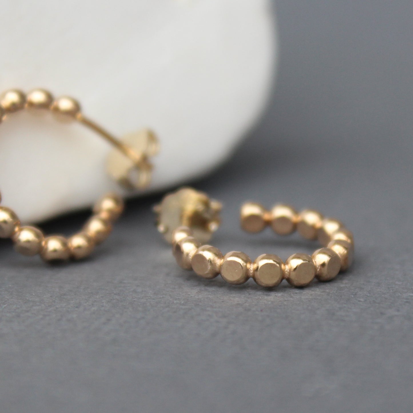 Beaded Hoop Earrings