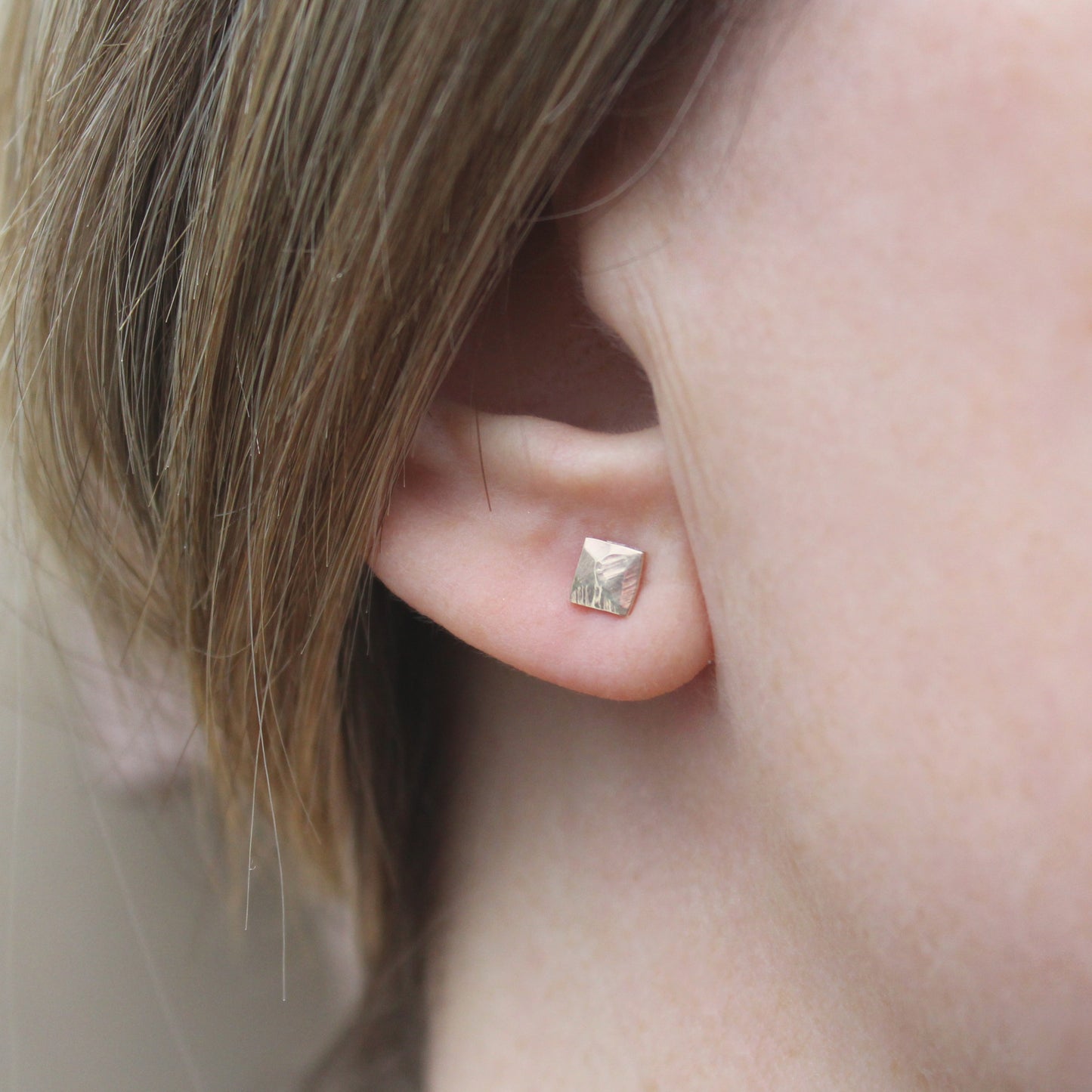 Square Stud Earrings