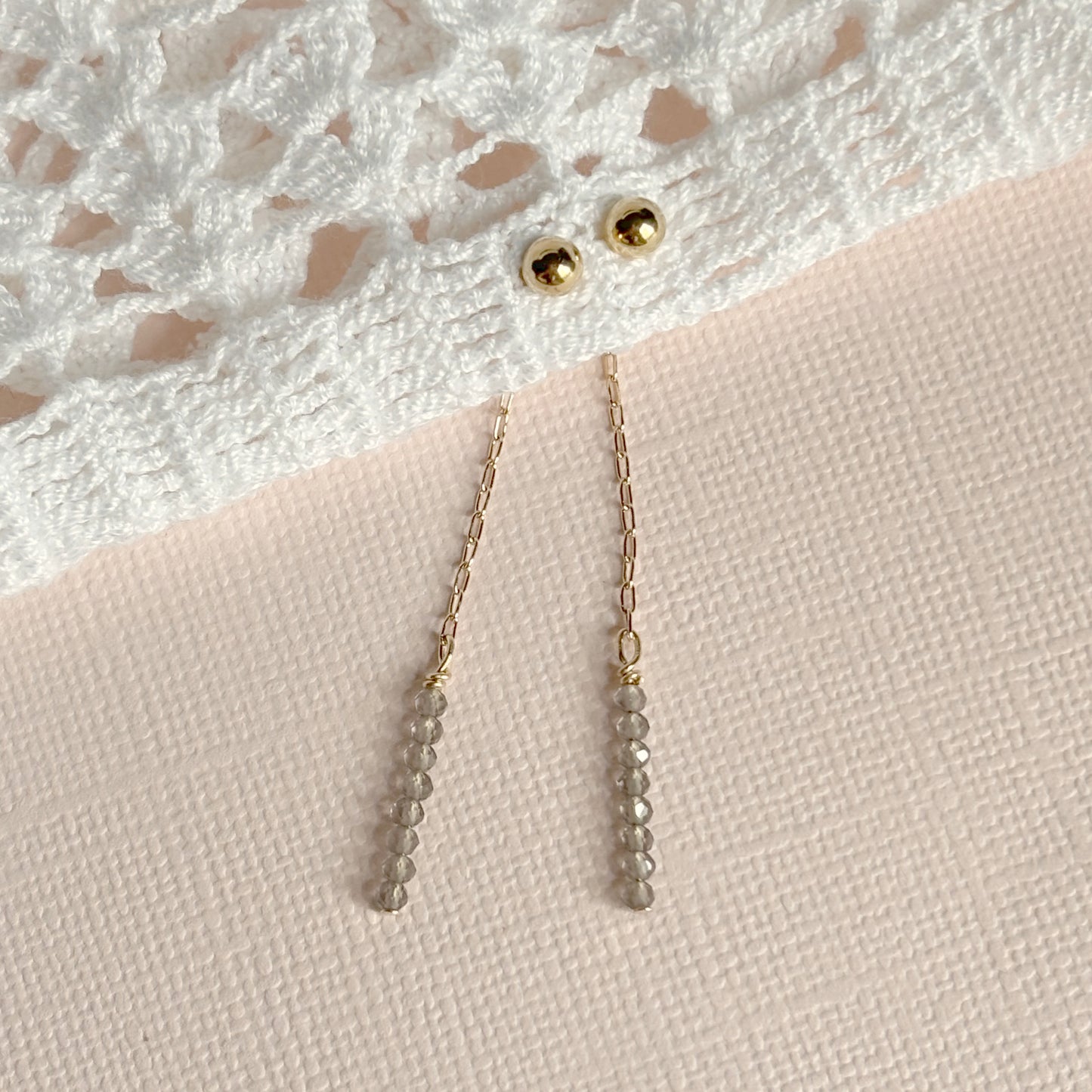 Dangle Stone Ear Jackets