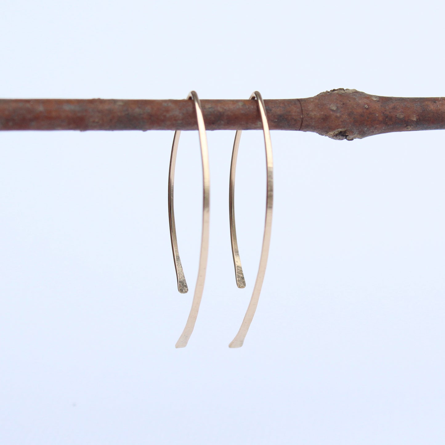 Flat Upside Down Hoops
