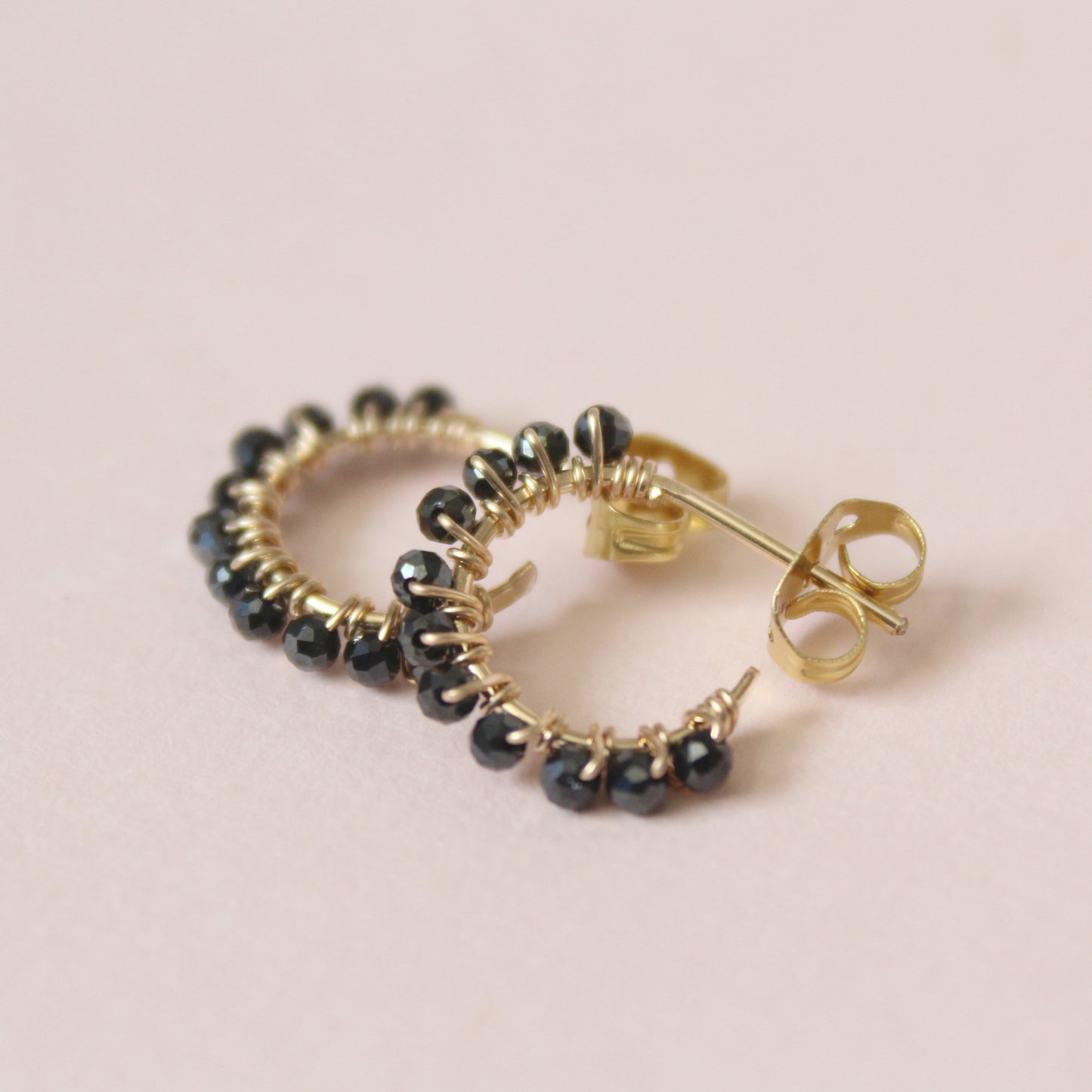 Mini Gemstone Hoops