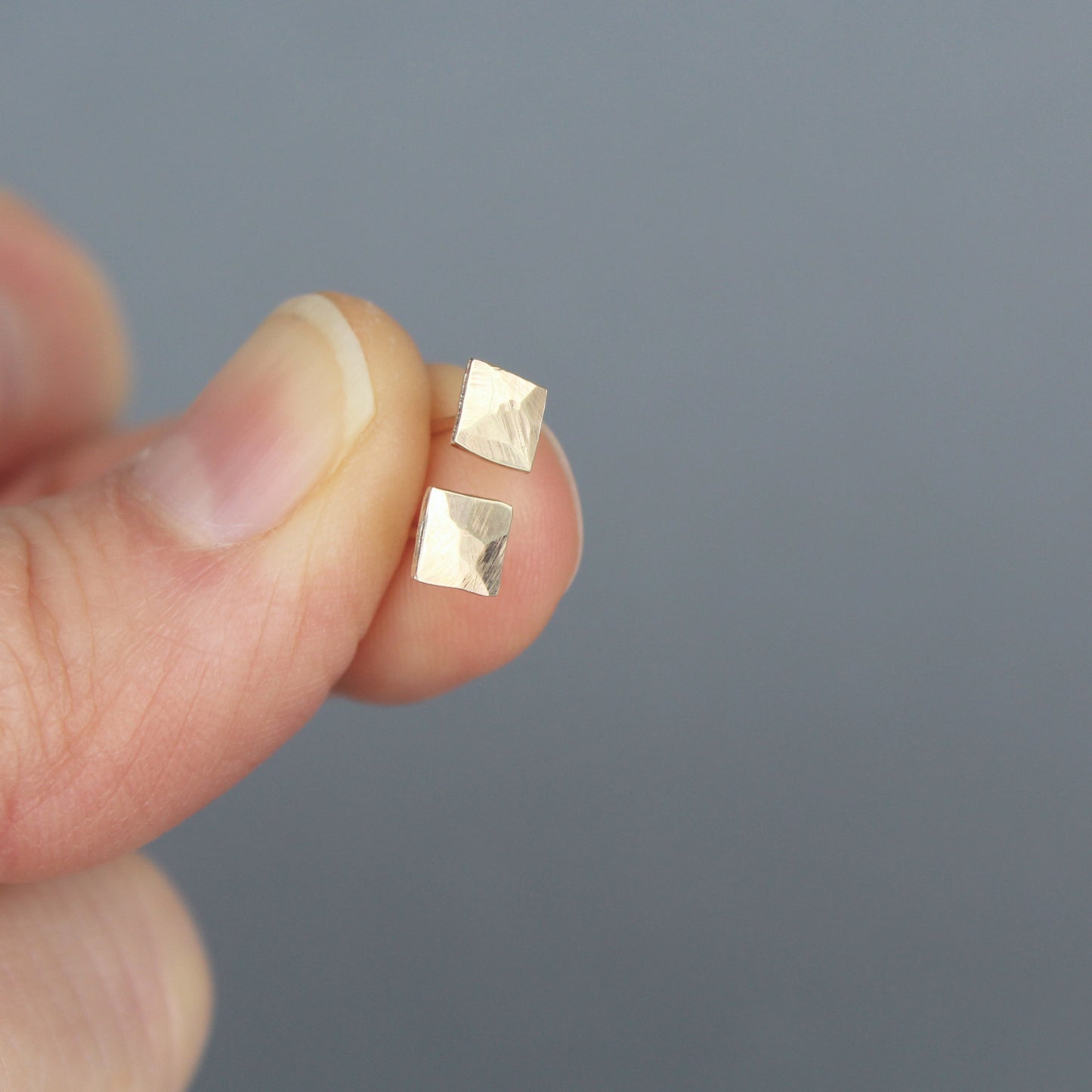 Square Stud Earrings