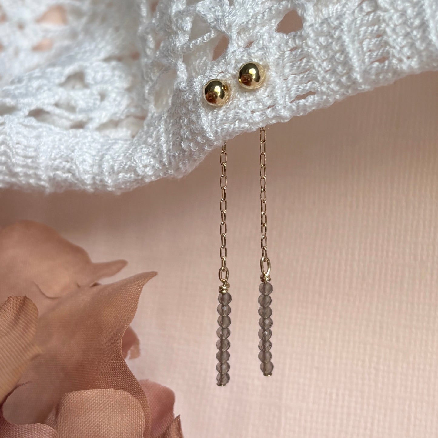 Dangle Stone Ear Jackets