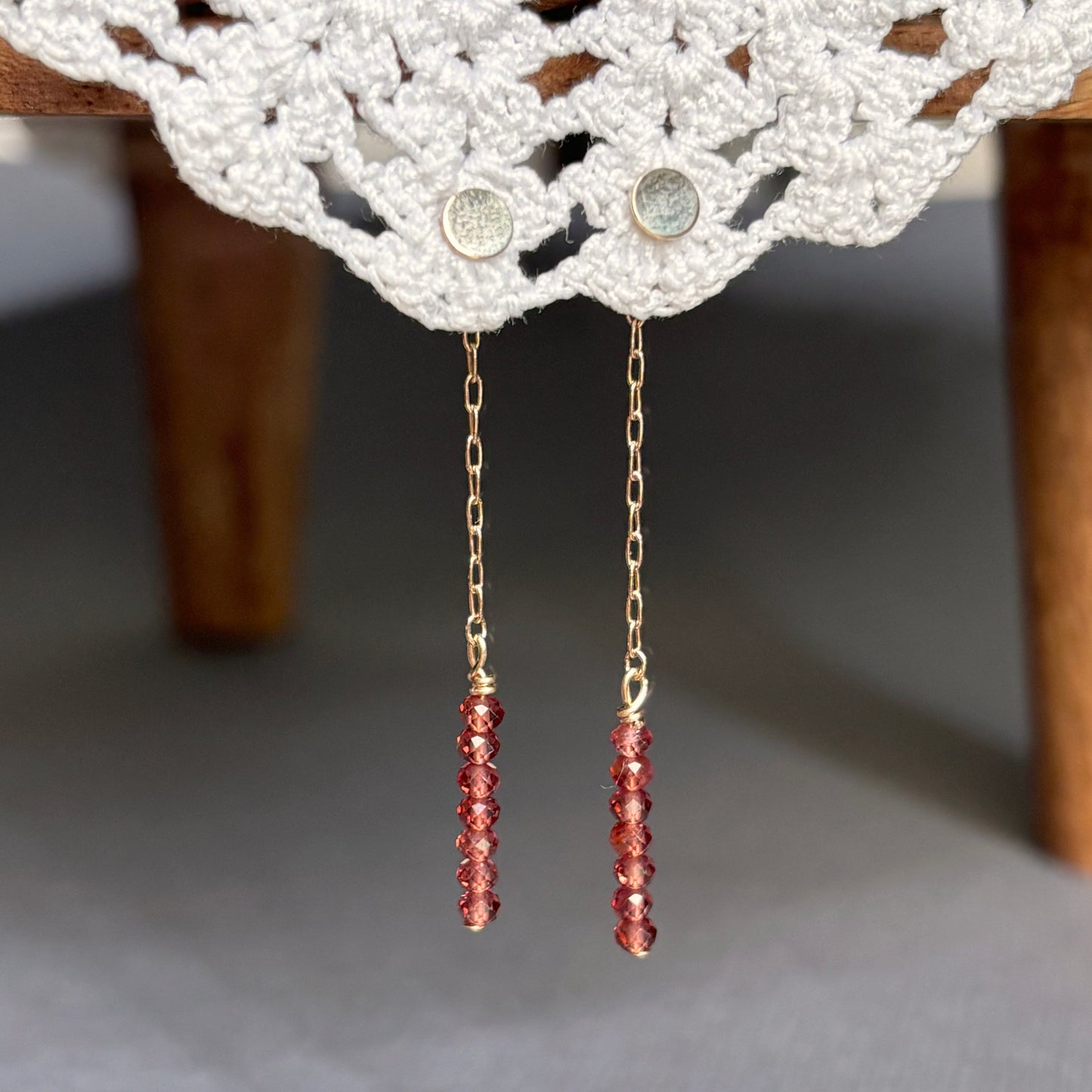 Dangle Stone Ear Jackets