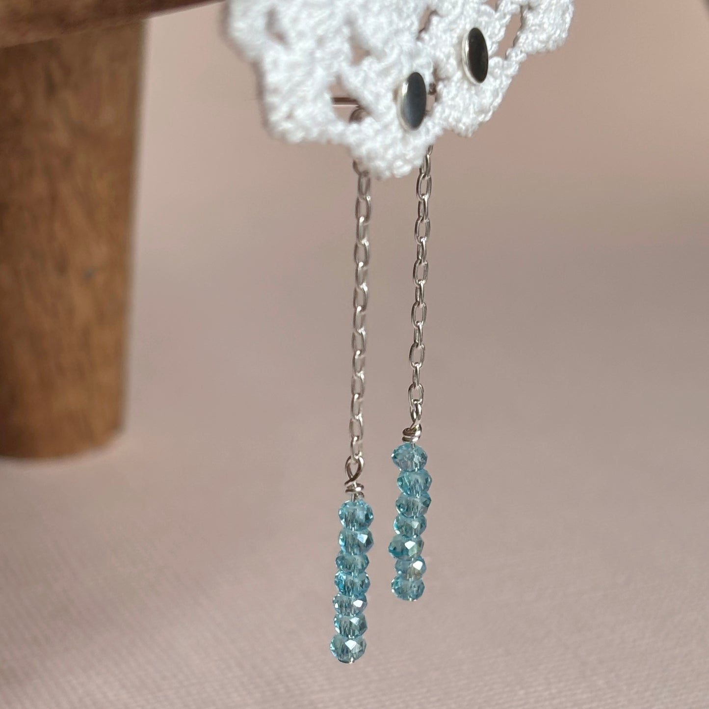 Dangle Stone Ear Jackets